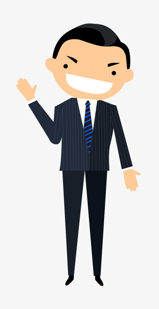 卡通商务人物免抠素材_新图网