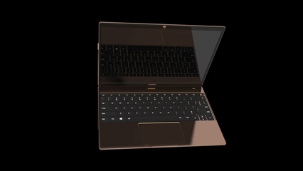 华为macpro商务笔记本产品表现动画