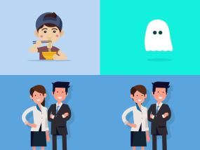 mg动画人物 mg动画人物AE模板下载