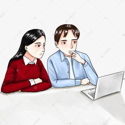 千库网：免费下载手绘卡通人物商务素材，助力职场与办公学习