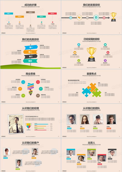 2024年商业计划书 卡通简洁风格的市场营销与产品销售总结汇报